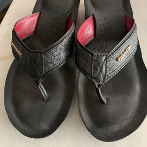Authentic coach sandals.  Worn but good condition. Style Jolene